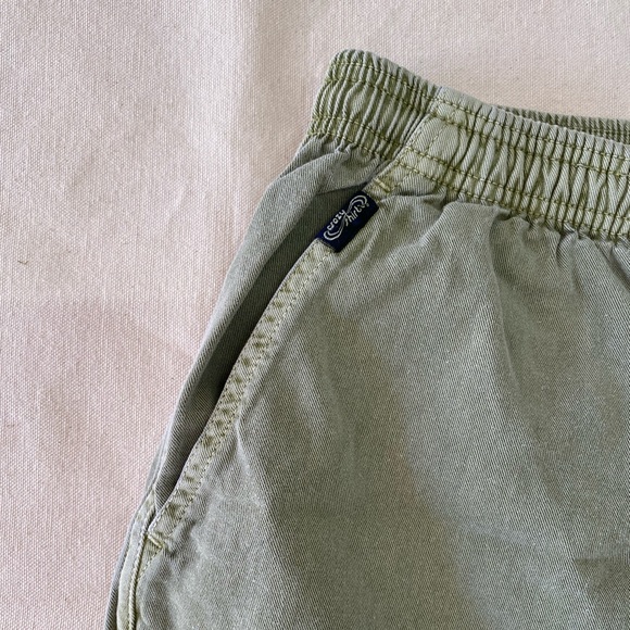 Crazy Shirts Hawaiian Original Green Hemp Dyed Drawstring Shorts 100% Cotton XL - Picture 5 of 9